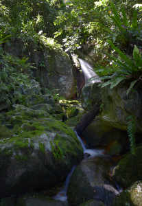 Wasserfall auf Nosy Mangabe