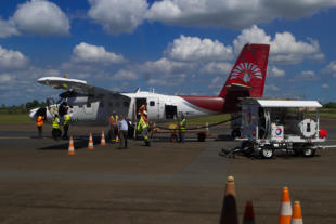 Flugzeug Air Madagascar in Toamasina